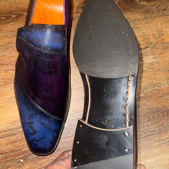 Size 10 loafer handmade and hand painted in the MGÜL factory - Picture 4 of 7